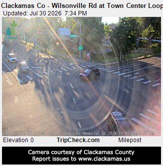 Wilsonville Rd at Town Center Loop East